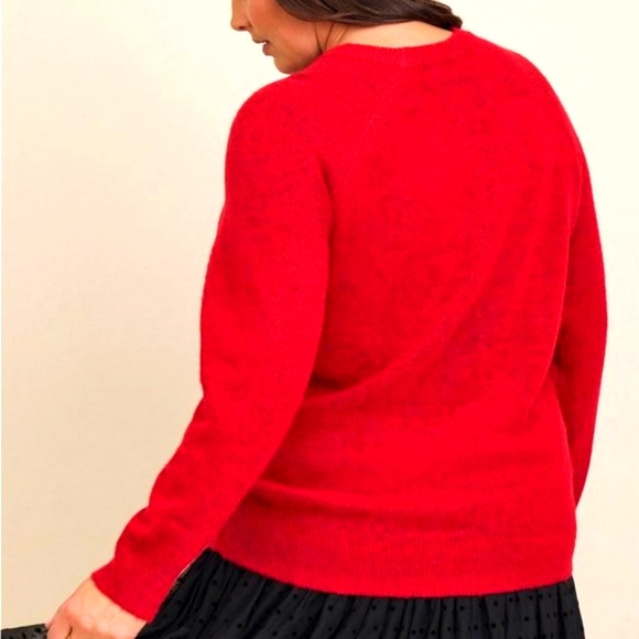 ❤️NWT VINTAGE TORRID SWEATER - TINSEL CELEBRATE CHEERS "POP FIZZ DRINK" HOLIDAY - Picture 3 of 11